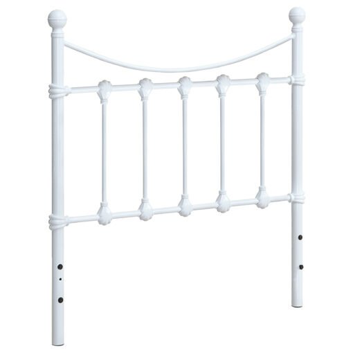 Marie Metal Twin Open Frame Headboard White - Image 2