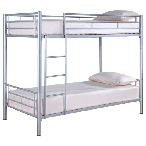 Hayward Metal Twin Over Twin Bunk Bed Silver - Image 3