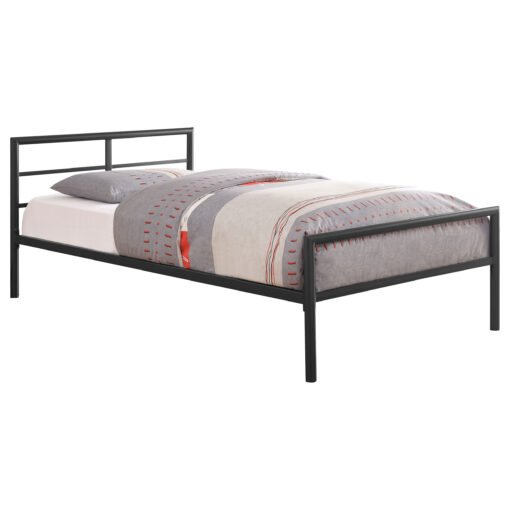 Fisher Twin Over Twin Workstation Loft Bed Set Gunmetal - Image 3