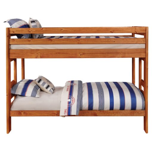 Wrangle Hill Wood Twin Over Twin Bunk Bed Amber Wash - Image 7