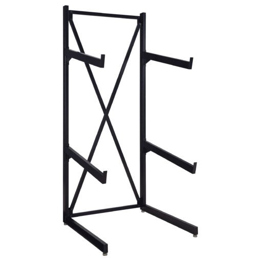 Duarto 3-tier Sofa Display Rack Black - Image 2