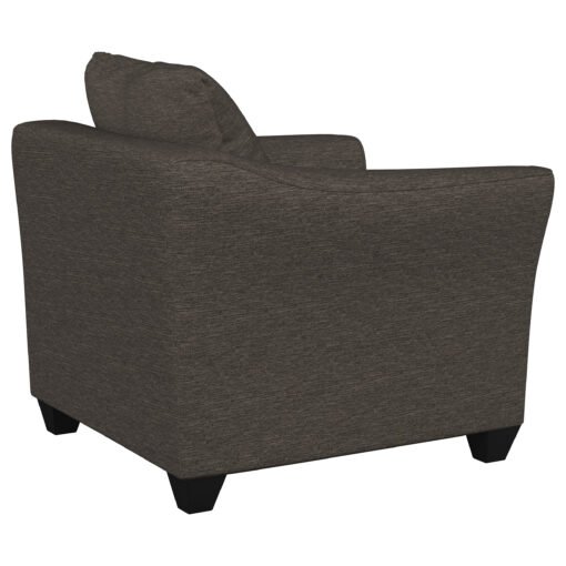 Salizar 3-piece Upholstered Flared Arm Sofa Set Grey - Image 8