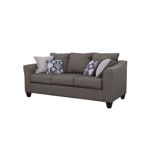 Salizar Upholstered Flared Arm Sofa Charcoal Grey - Image 4