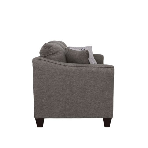 Salizar Upholstered Flared Arm Sofa Charcoal Grey - Image 5