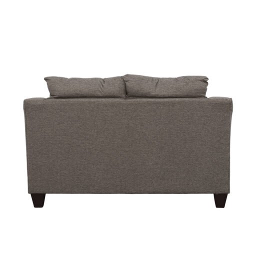 Salizar Upholstered Flared Arm Loveseat Charcoal Grey - Image 6