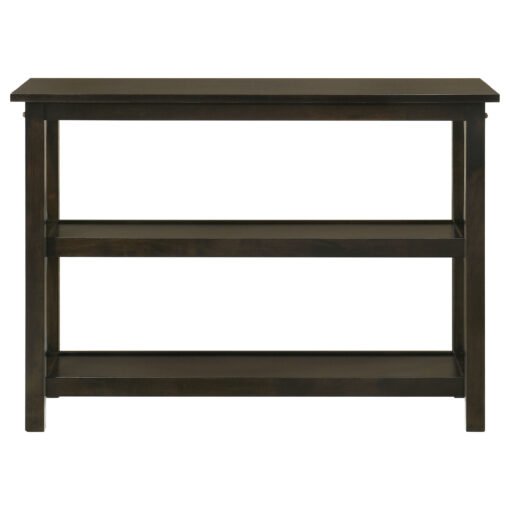 Rachelle 2-shelf Wood Entryway Console Table Deep Merlot - Image 3