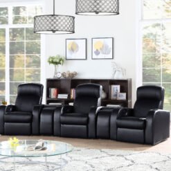 Cyrus 5-piece Upholstered Home Theater Seating