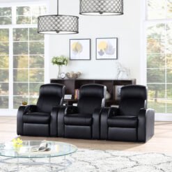 Cyrus 3-piece Upholstered Home Theater Seating
