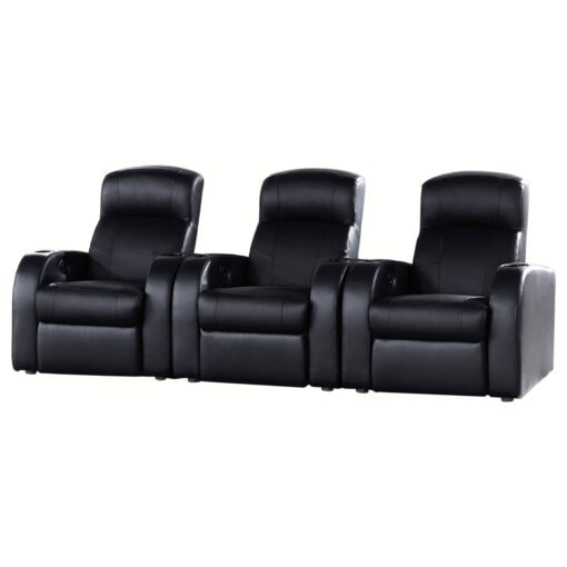 Cyrus 3-piece Upholstered Home Theater Seating - Image 2