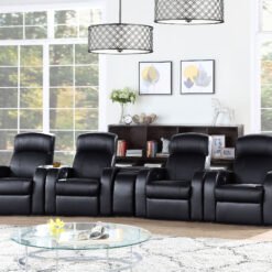 Cyrus 5-piece Upholstered Home Theater Seating