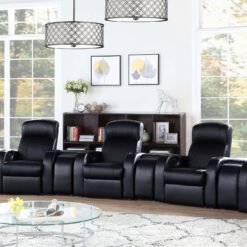 Cyrus 9-piece Upholstered Home Theater Seating