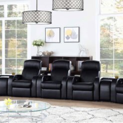 Cyrus 7-piece Upholstered Home Theater Seating