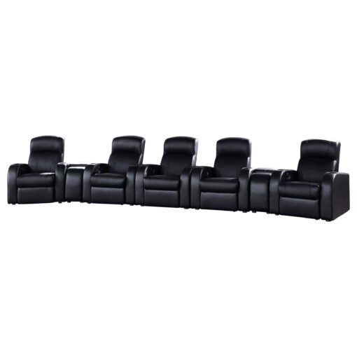 Cyrus 7-piece Upholstered Home Theater Seating - Image 2
