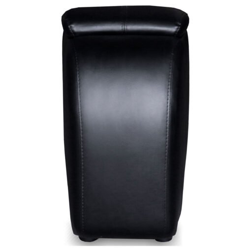 Cyrus Upholstered Home Theater Storage Wedge Console Black - Image 2