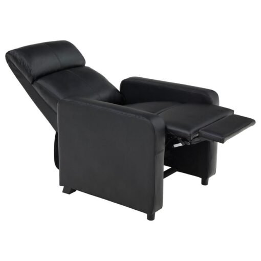 Toohey Upholstered Tufted Recliner Living Room Set Black - Image 6
