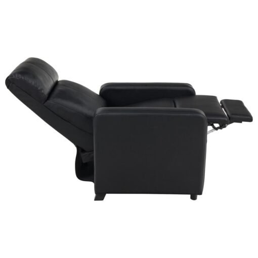 Toohey Upholstered Tufted Recliner Living Room Set Black - Image 10