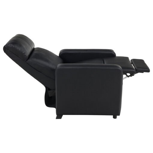 Toohey Upholstered Tufted Recliner Living Room Set Black - Image 10