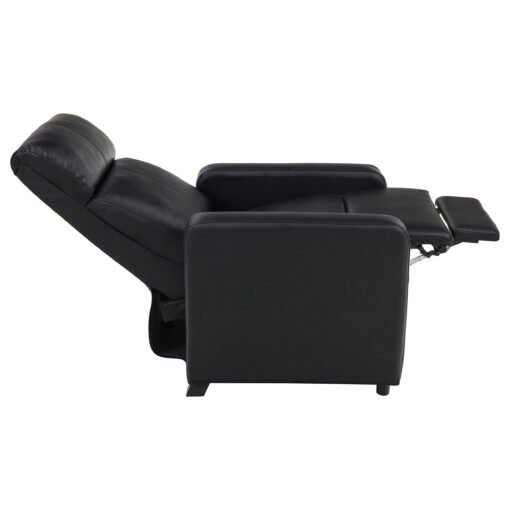 Toohey Upholstered Tufted Recliner Living Room Set Black - Image 9