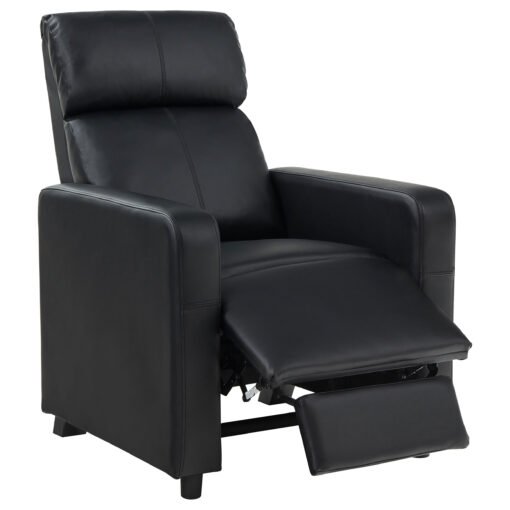 Toohey Upholstered Tufted Recliner Living Room Set Black - Image 5