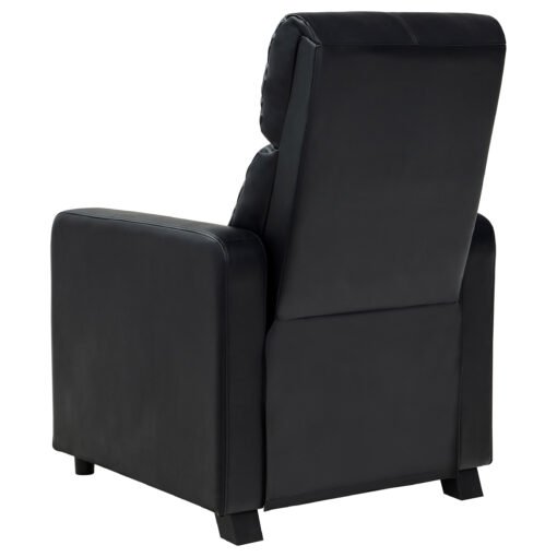 Toohey Upholstered Tufted Recliner Living Room Set Black - Image 8