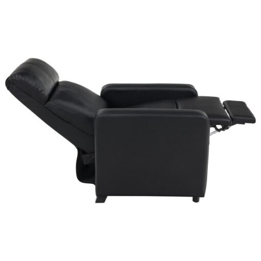 Toohey Upholstered Home Theater Push Back Recliner Black - Image 10