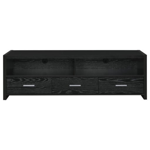 Alton 3-drawer Engineered Wood 62-inch TV Stand Black Oak - Image 4