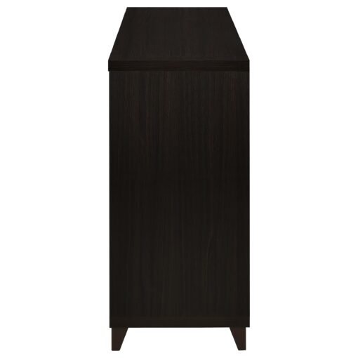 Lewes 2-door Engineered Wood 60-inch TV Stand Cappuccino - Image 5