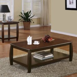 Dixon 2-piece Rectangular Wood Coffee Table Set Espresso