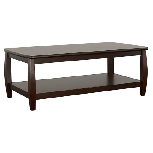 Dixon 2-piece Rectangular Wood Coffee Table Set Espresso - Image 5