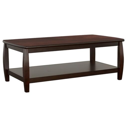 Dixon 3-piece Rectangular Wood Coffee Table Set Espresso - Image 5