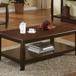 Dixon 1-shelf Rectangular Wood Coffee Table Espresso
