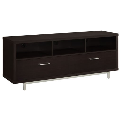 Casey 2-drawer Engineered Wood 60-inch TV Stand Cappuccino - Image 2