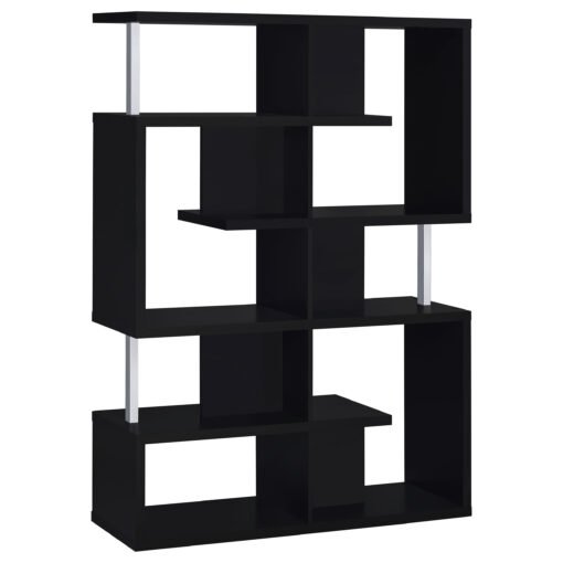 Hoover 63-inch 5-shelf Bookshelf Black - Image 2