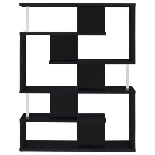 Hoover 63-inch 5-shelf Bookshelf Black - Image 3