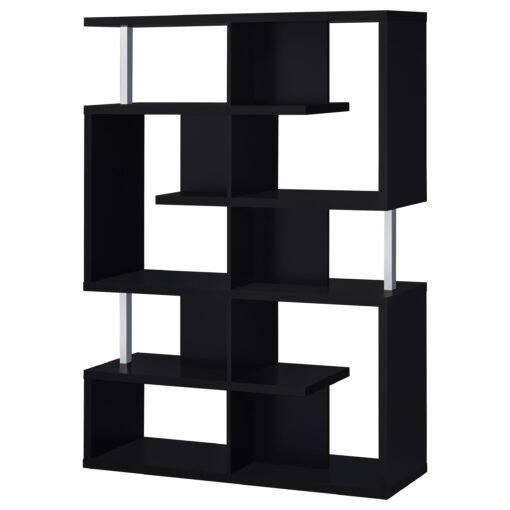 Hoover 63-inch 5-shelf Bookshelf Black - Image 4