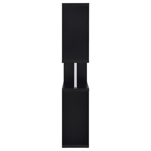 Hoover 63-inch 5-shelf Bookshelf Black - Image 5