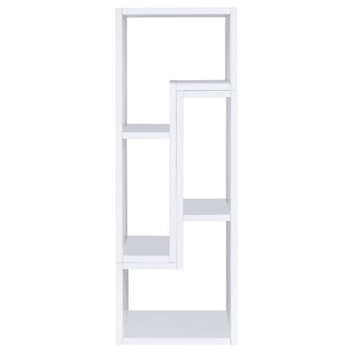 Velma Multipurpose TV Stand and Bookshelf White - Image 9