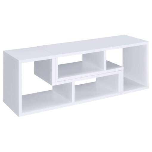 Velma Multipurpose TV Stand and Bookshelf White - Image 10