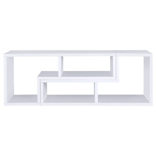 Velma Multipurpose TV Stand and Bookshelf White - Image 14