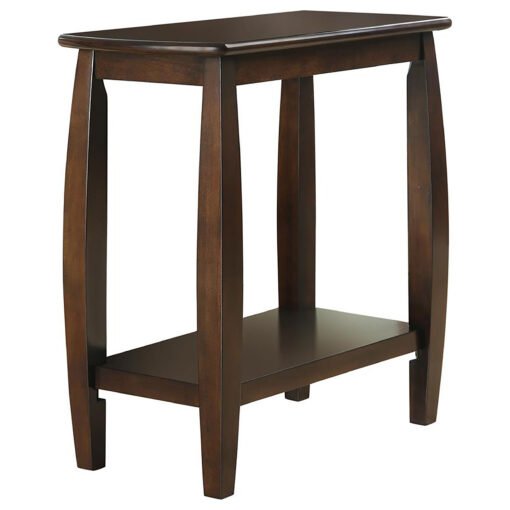 Dixon 1-shelf Rectangular Wood Side Table Cappuccino - Image 2