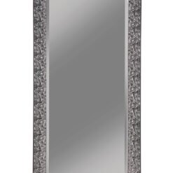 Rollins 32 x 66 Inch Rectangular Floor Mirror Black