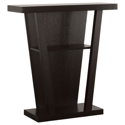 Evanna 2-shelf Engineered Wood Console Table Cappuccino - Image 2