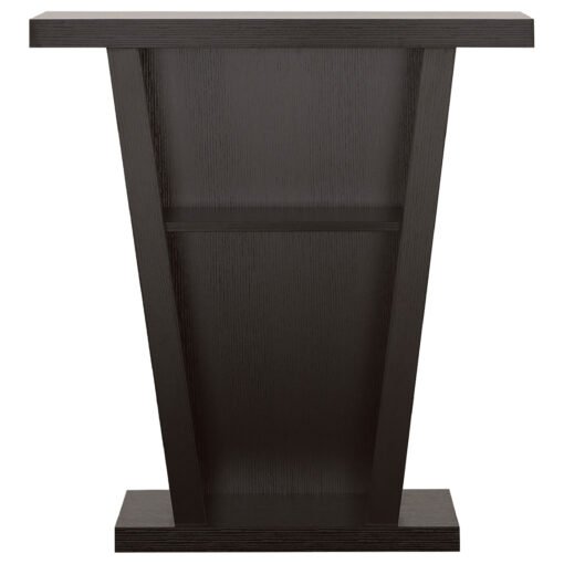 Evanna 2-shelf Engineered Wood Console Table Cappuccino - Image 3