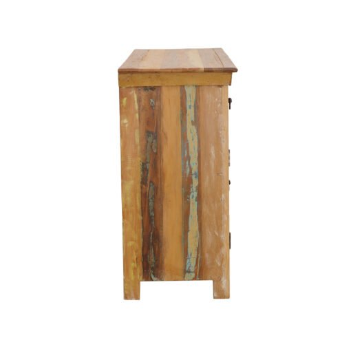 Harper 3-door Solid Reclaimed Wood Accent Cabinet Brown - Image 5
