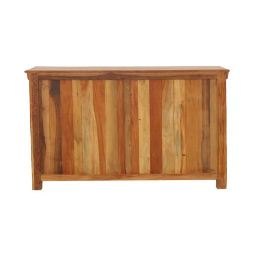 Harper 3-door Solid Reclaimed Wood Accent Cabinet Brown - Image 6