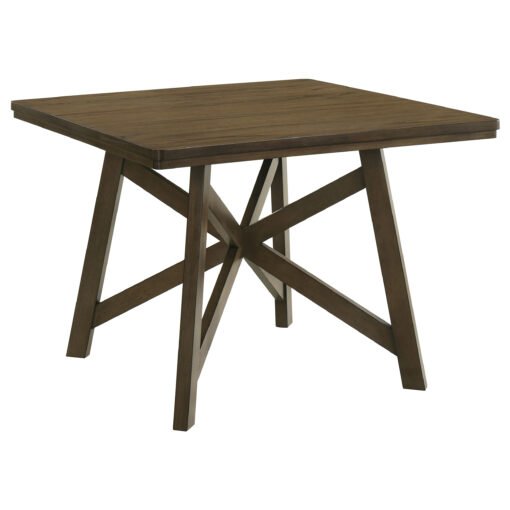 Canfield 47-inch Square Counter Height Dining Table Brown - Image 2