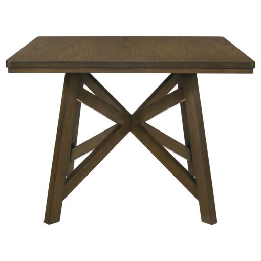 Canfield 47-inch Square Counter Height Dining Table Brown - Image 4