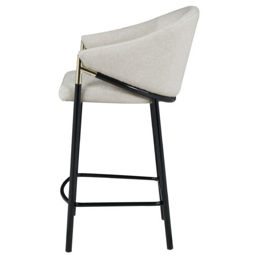 Chadwick Fabric Upholstered Counter Chair Beige (Set of 2) - Image 6