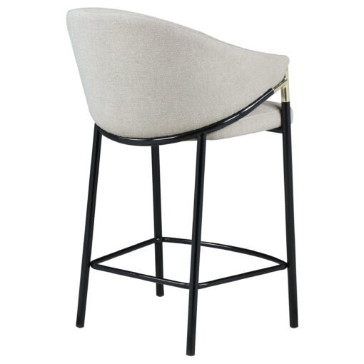Chadwick Fabric Upholstered Counter Chair Beige (Set of 2) - Image 9