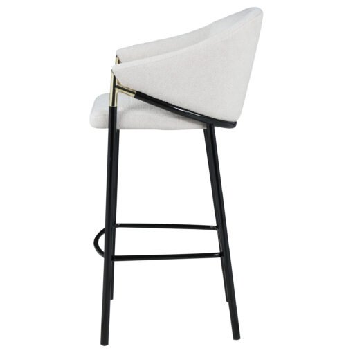 Chadwick Fabric Upholstered Bar Chair Beige (Set of 2) - Image 6